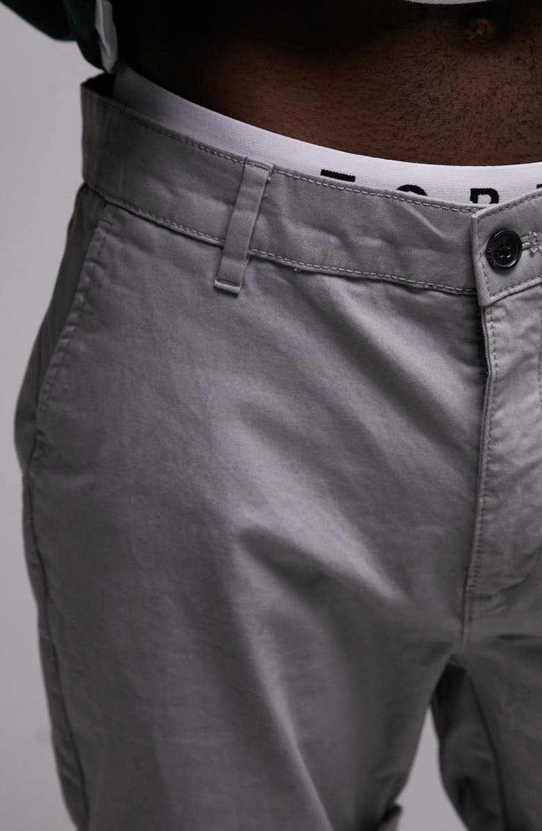 Topman Slim Fit Chino Shorts, Alternate, color,