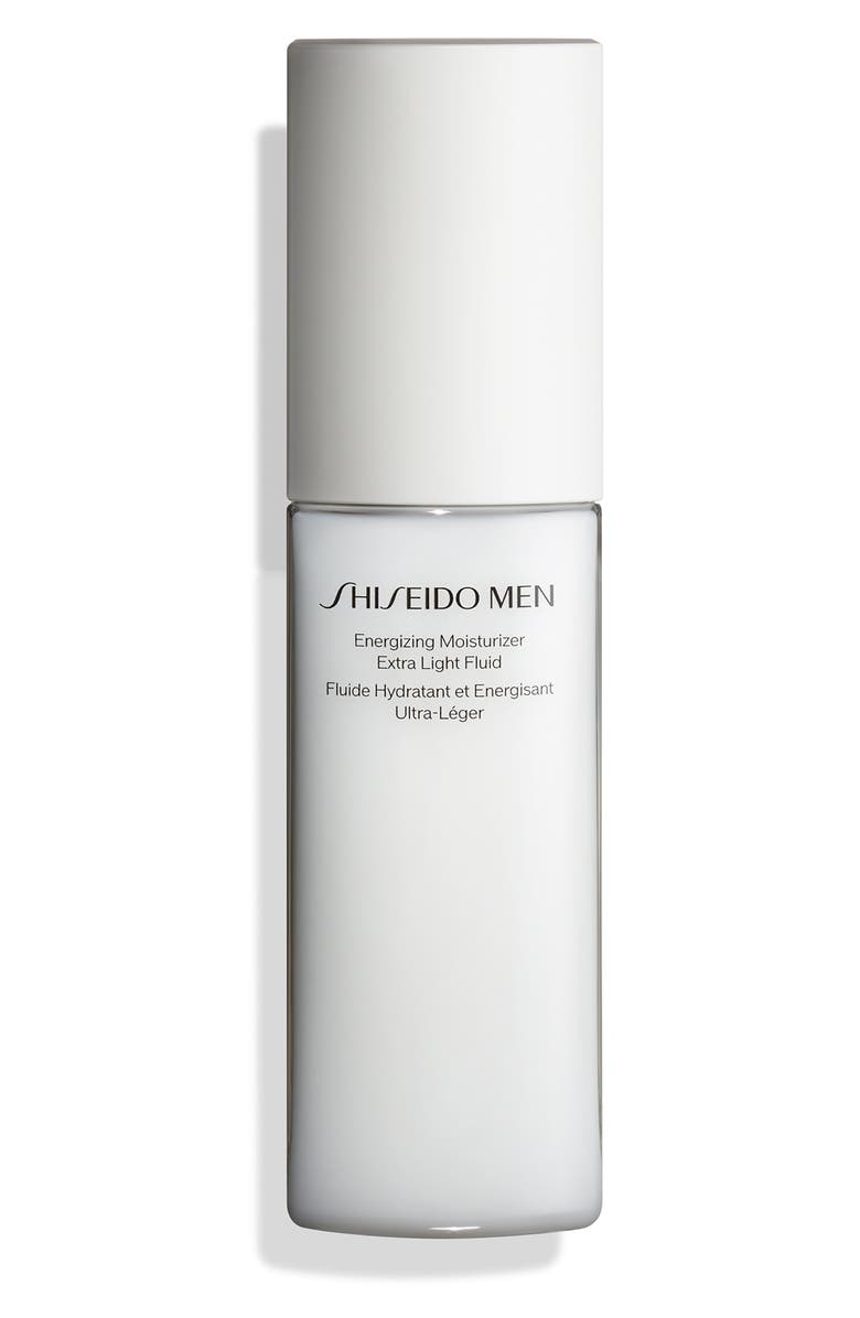 Shiseido Men Energizing Moisturizer Extra Light Fluid, Main, color,