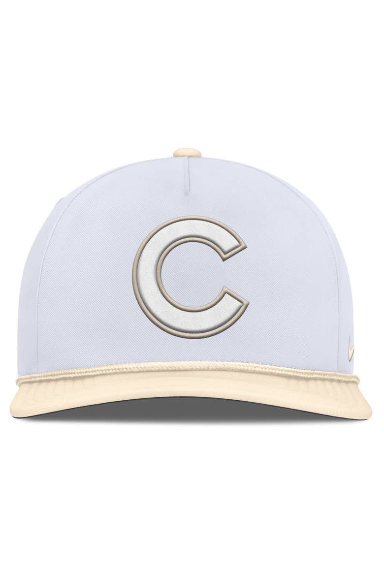 Men's Nike  White/Cream Chicago Cubs Pro Performance Snapback Hat, Alternate, color, White