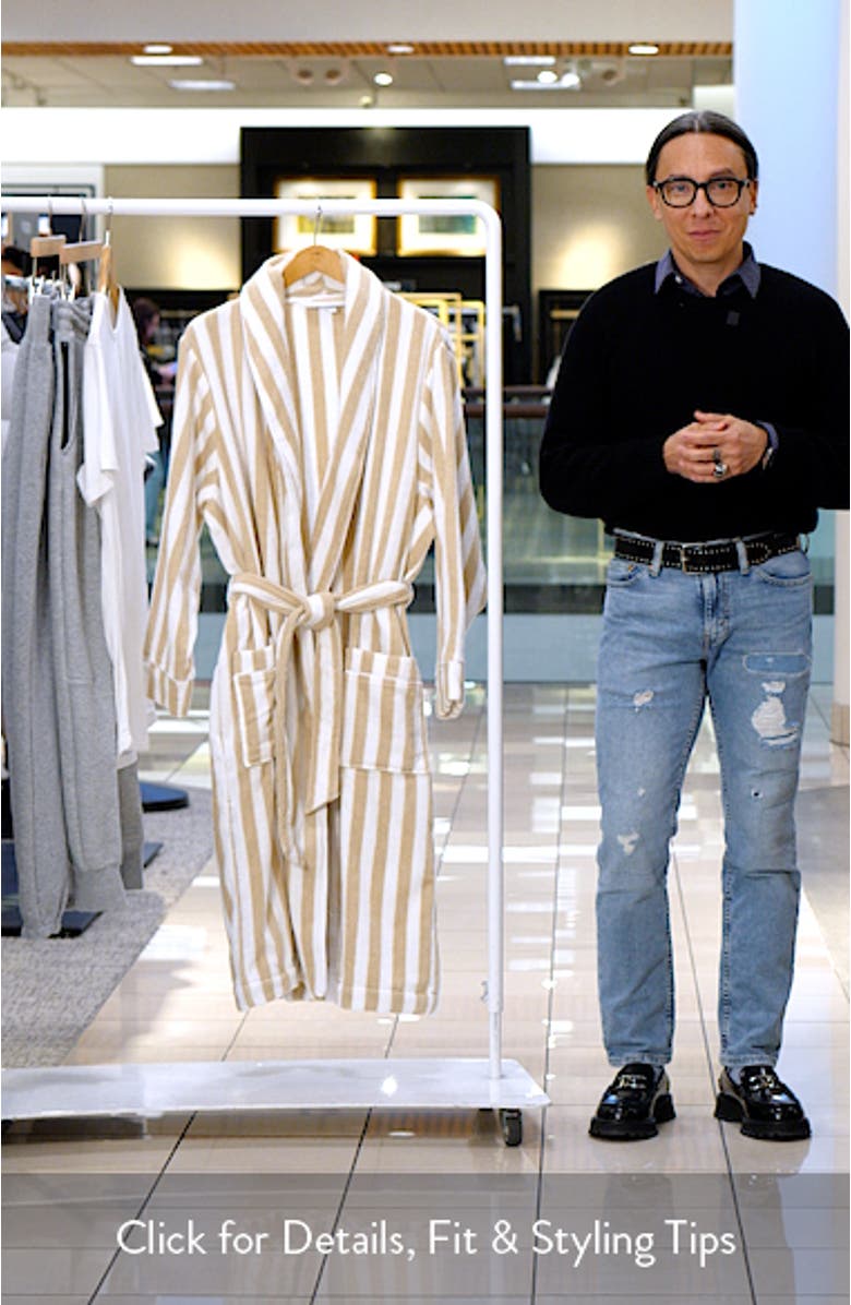 Stripe Hydrocotton Robe, sales video thumbnail