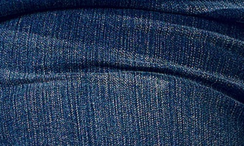 Slink Jeans Cuffed Denim Shorts In Blue