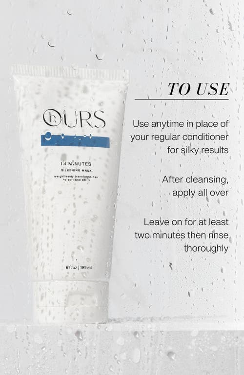 Hours Haircare In Minutes Silkening Mask In 32 oz