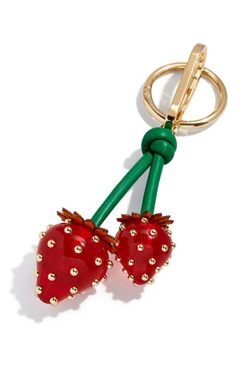 Berry Sweet Strawberry Bag Charm