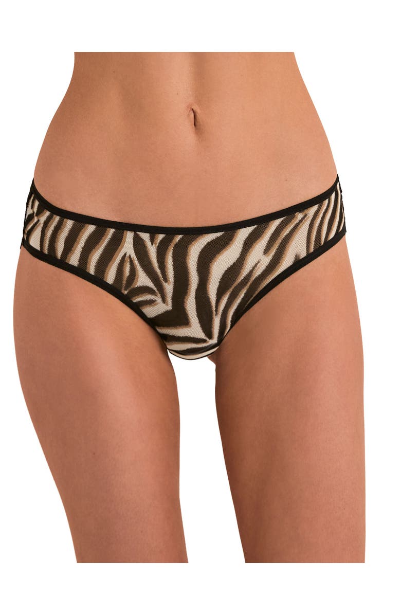 Adore Me Onida Cheeky Panties, Main, color, Animal Beige