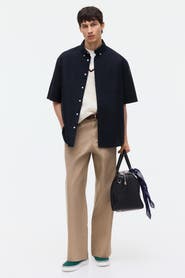 H&M Relaxed-fit short-sleeved oxford shirt