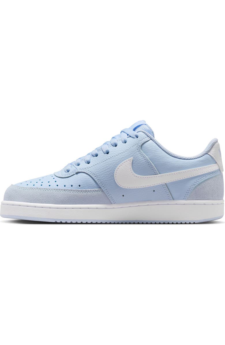 Nike Court Vision Low Sneaker, Alternate, color, Hydrogen Blue/ White