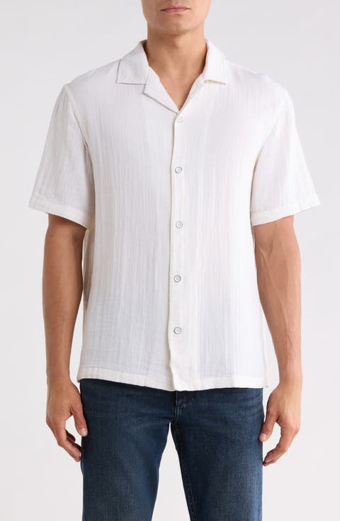 Alan Cotton Gauze Camp Shirt