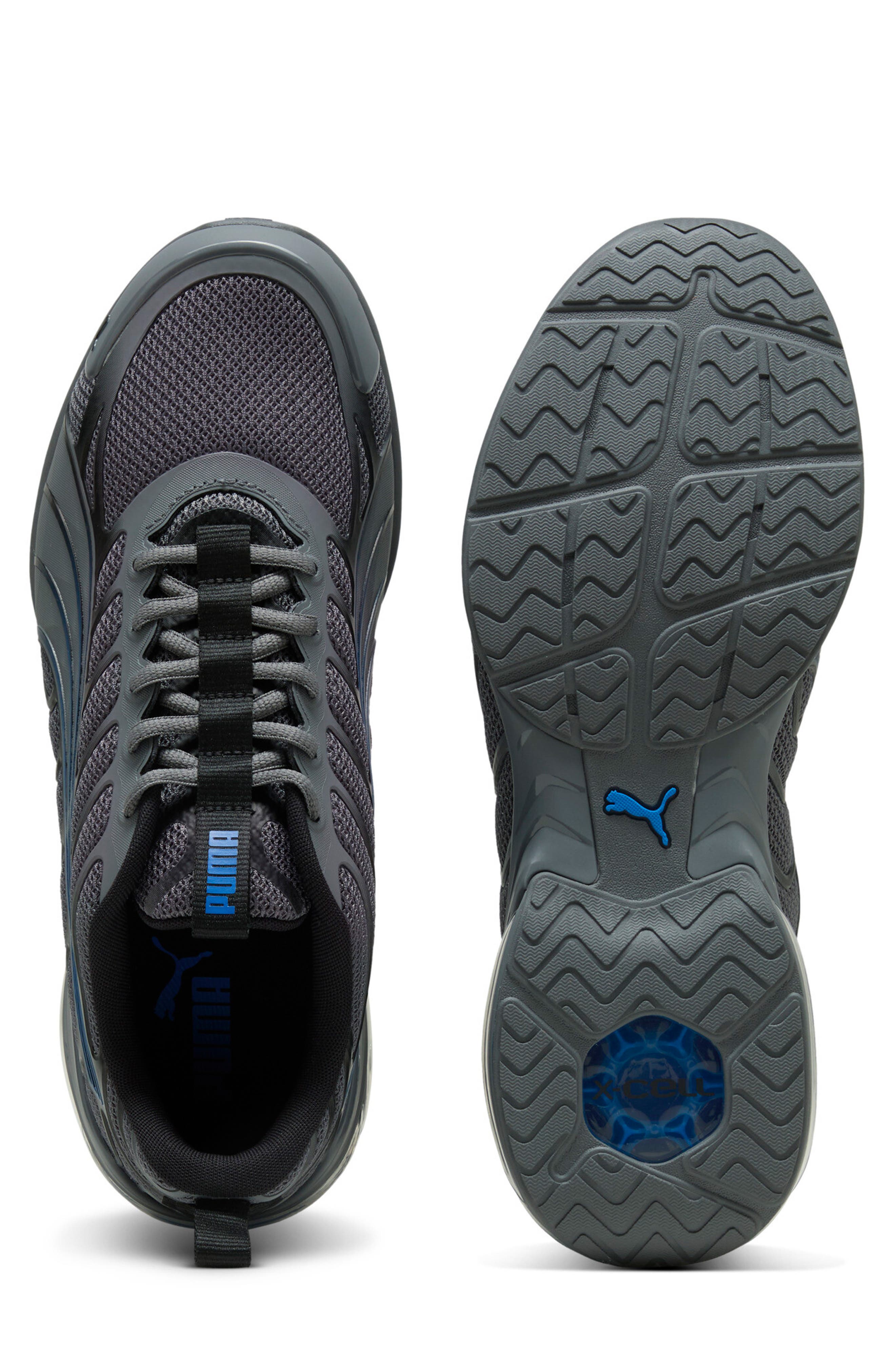 Voltra Training Shoe, Alternate, color, SLATE GRAY/ PUMA BLACK/ BLUE