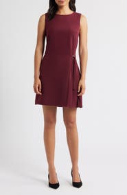 Sam Edelman Side Pleat Sheath Minidress