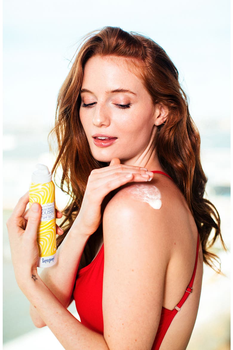 Supergoop! Super Power Sunscreen Mousse Broad Spectrum SPF 50, Alternate, color, NO COLOR