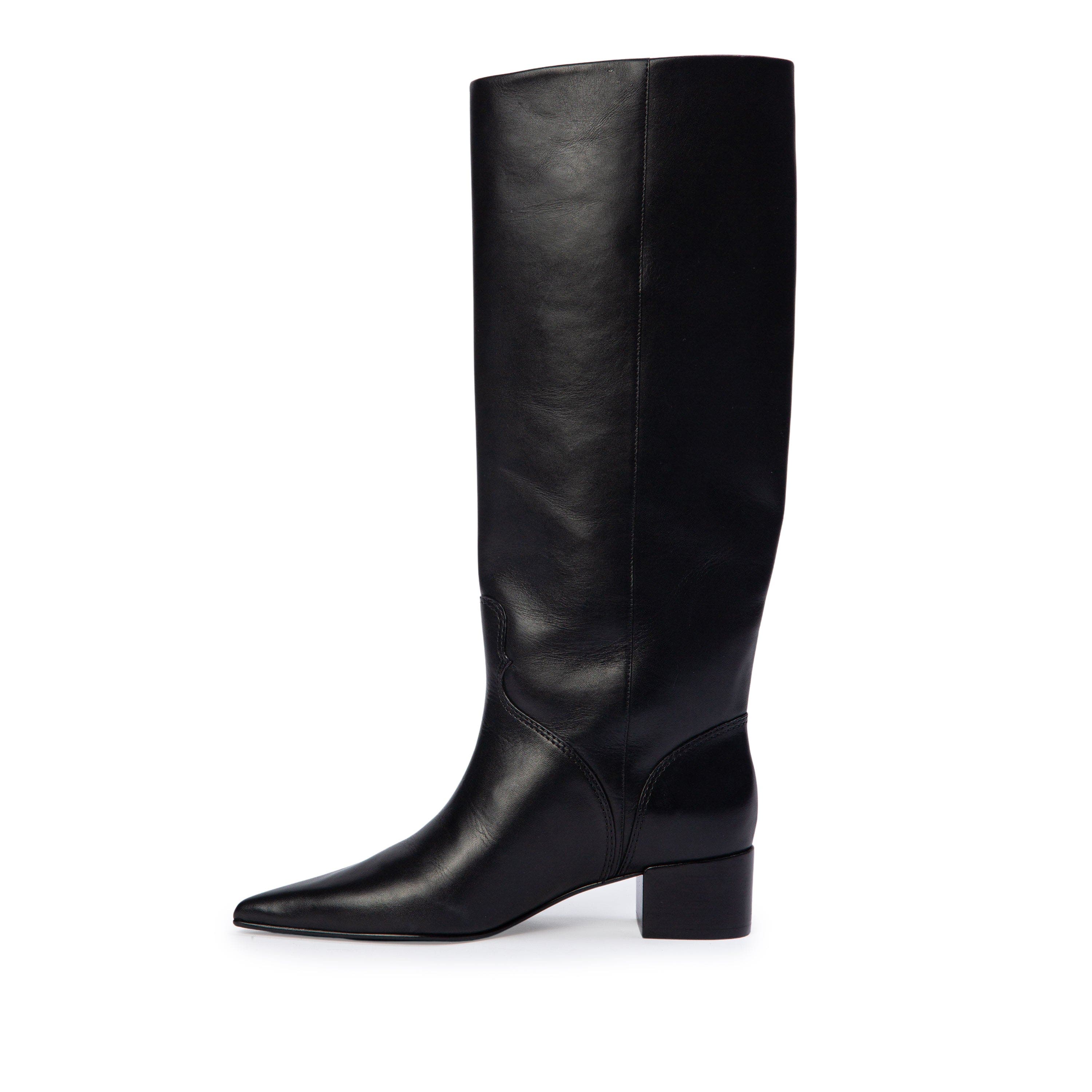 Alba 45 Boot, Alternate, color, Black Leather