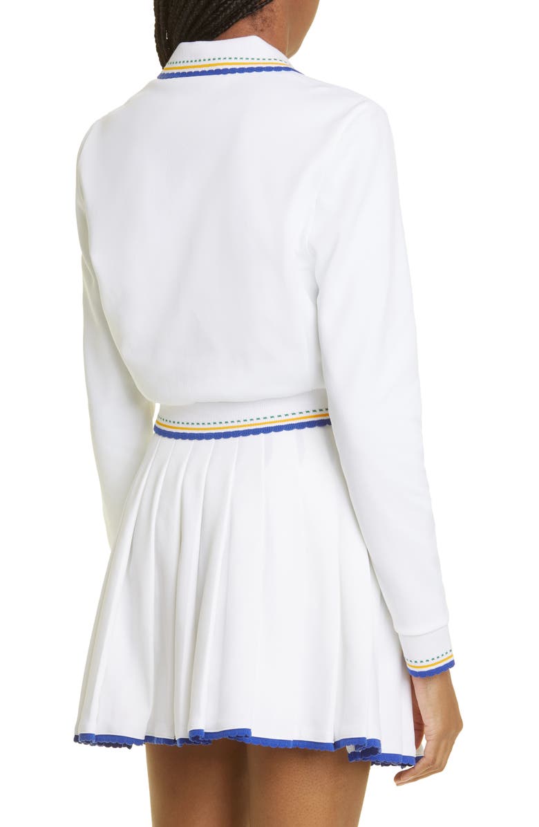 Casablanca Scallop Edge Track Jacket, Alternate, color,