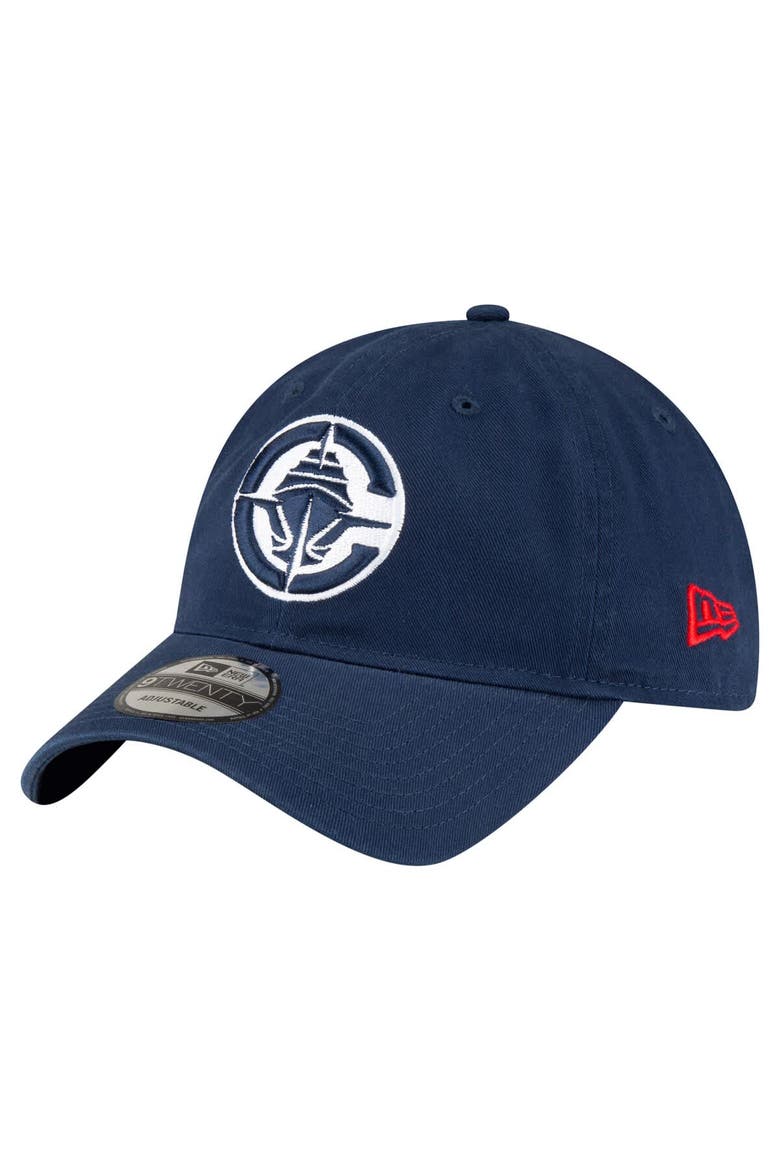 Men's New Era  Navy LA Clippers 9TWENTY 2.0 Adjustable Hat, Main, color, Navy