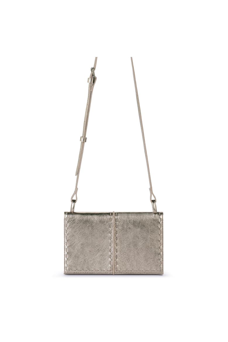 Los Feliz Leather Phone Wallet, Alternate, color, Pyrite