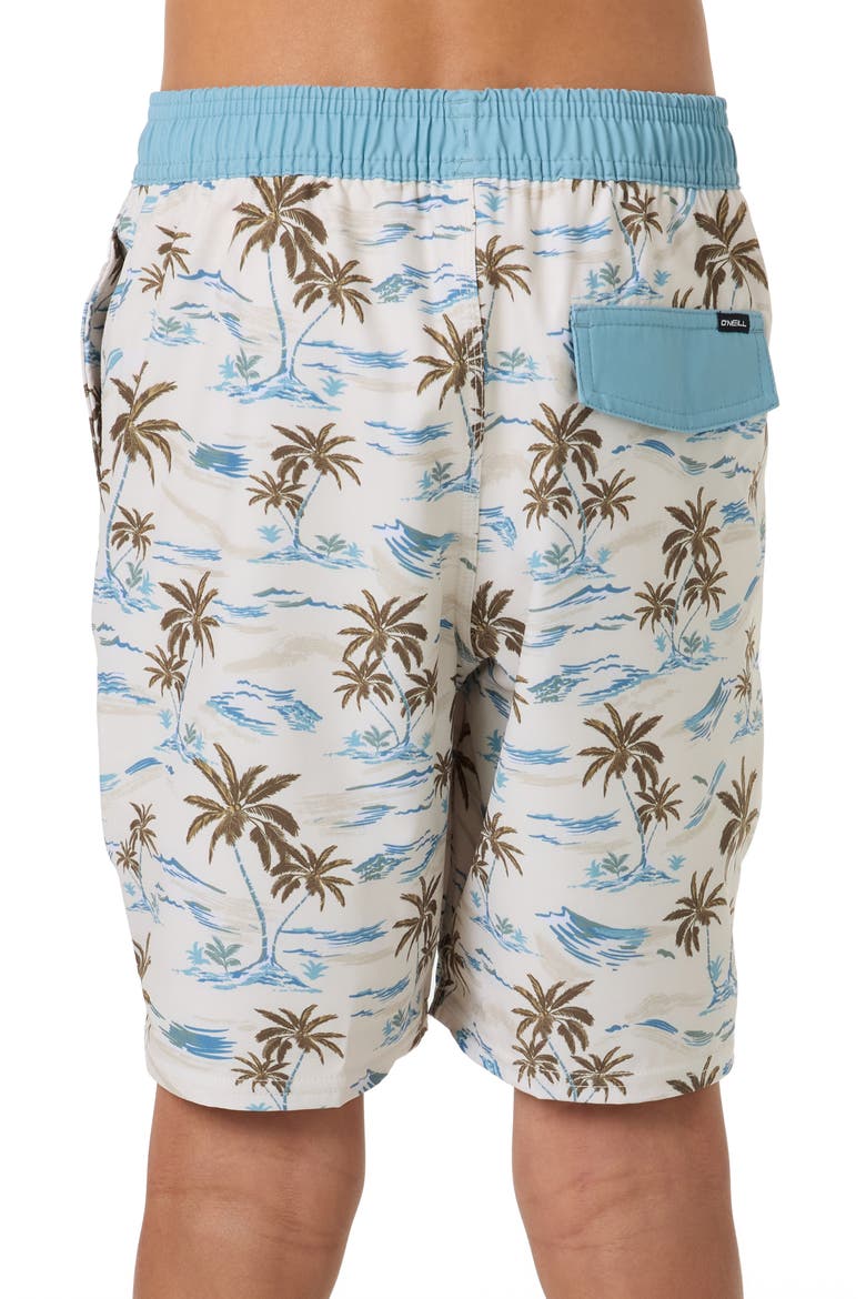 Kids' Hermosa Swim Trunks, Alternate, color, CREAM