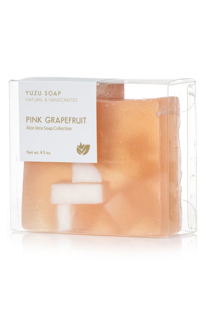Yuzu Soap Aloe Vera Soap Bar, Main, color,