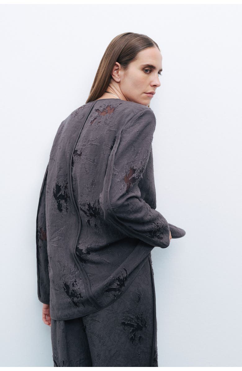 Nocturne Jacquard Jacket, Alternate, color, 