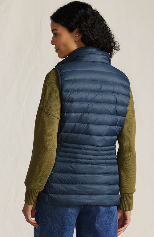 Lands' End Wanderweight Packable Ultralight Down Vest In Blue