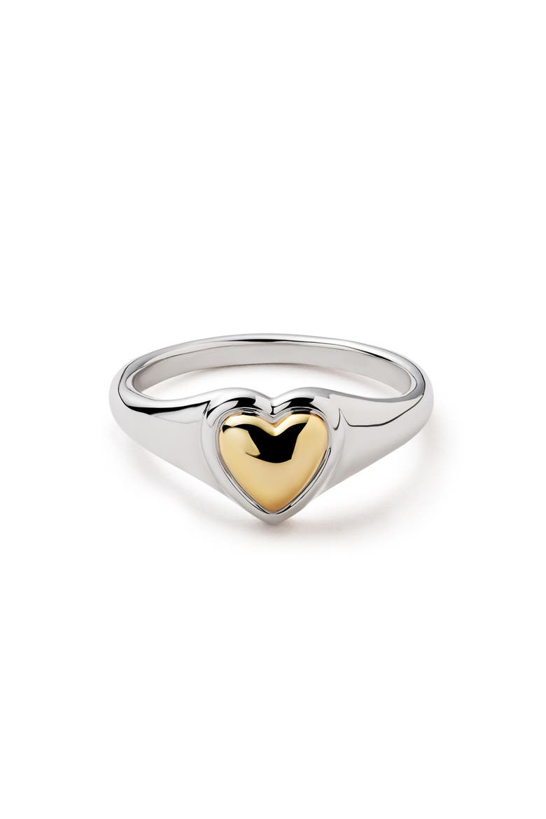 Elysia Heart Ring, Main, color, GOLD / SILVER