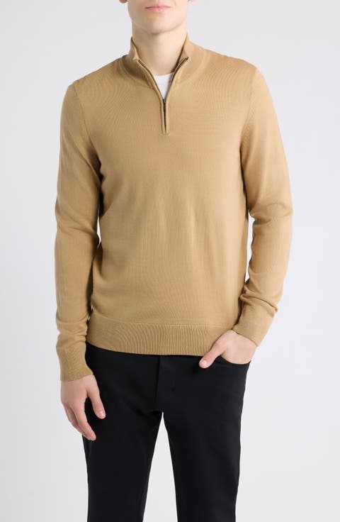 Ebenji Wool Quarter Zip Sweater