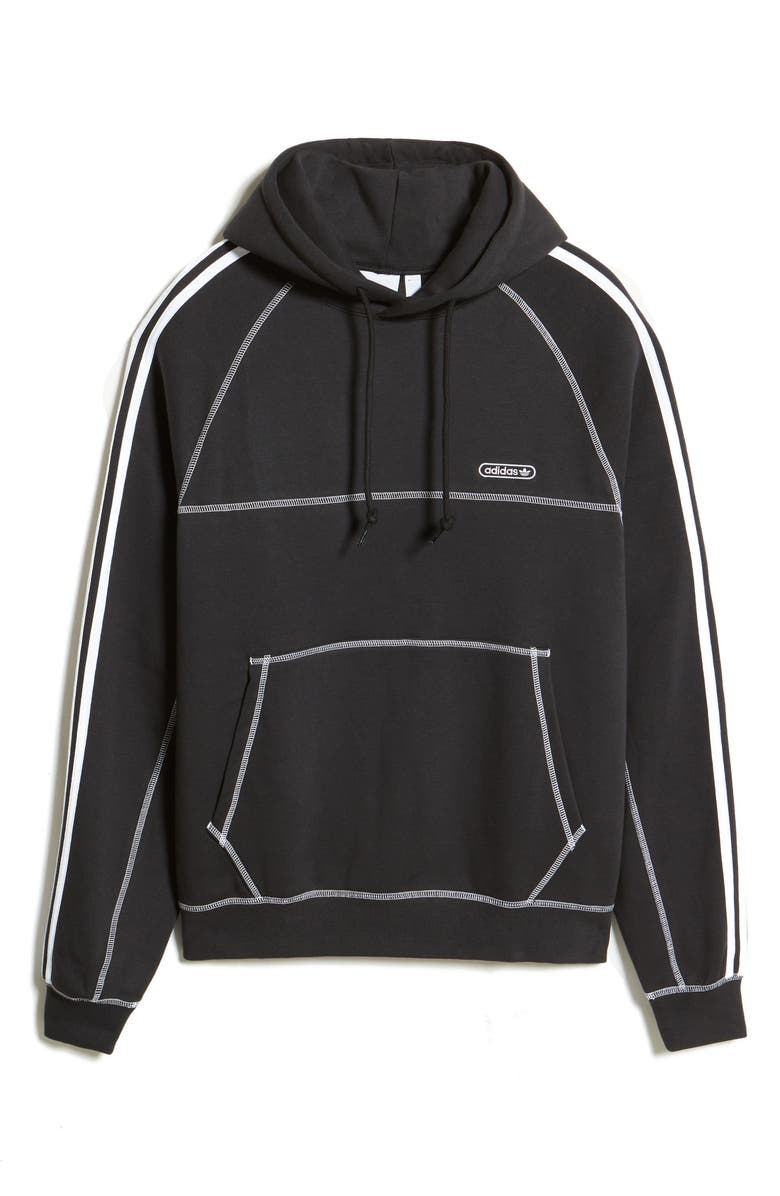 adidas Originals Men's Contrast Stitch Hoodie, Alternate, color, 