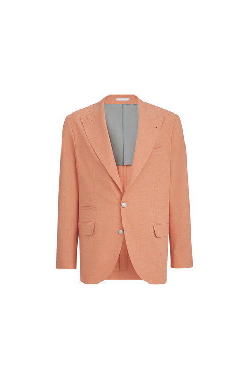 Blazer with peak lapel