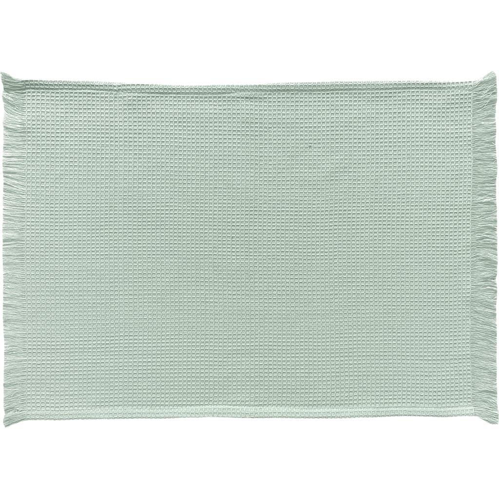 C & F Home C&f Home Waffle Weave Placemats In Green