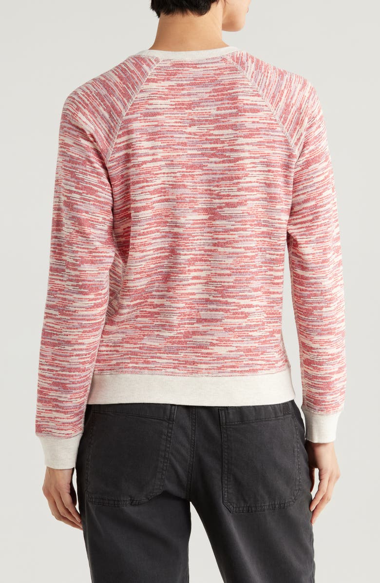 Marine Layer Reversible Raglan Sleeve Sweatshirt, Alternate, color,