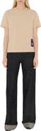Burberry Check Label Cotton T-shirt