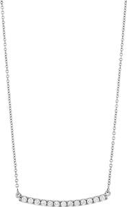 Bony Levy Stick Pavé Diamond Bar Necklace