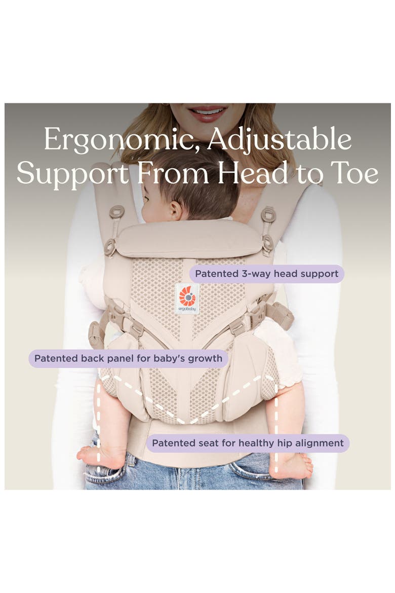 Omni 360 Cool Air Baby Carrier, Alternate, color, NATURAL BEIGE
