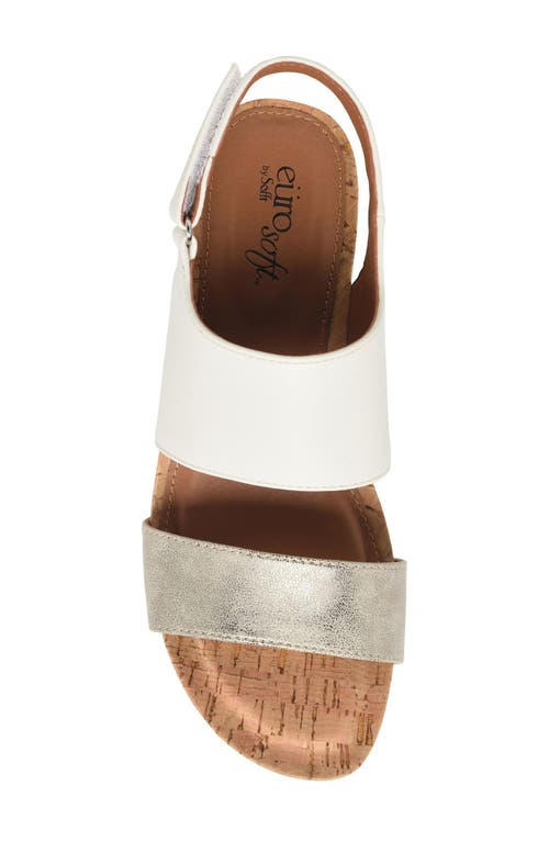 Eurosoft Reba Slingback Wedge Sandal In Parchment