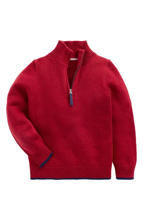 Kids' Heritage Half Zip Sweater