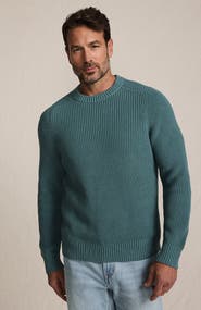 Lands' End Drifter Cotton Crewneck Sweater