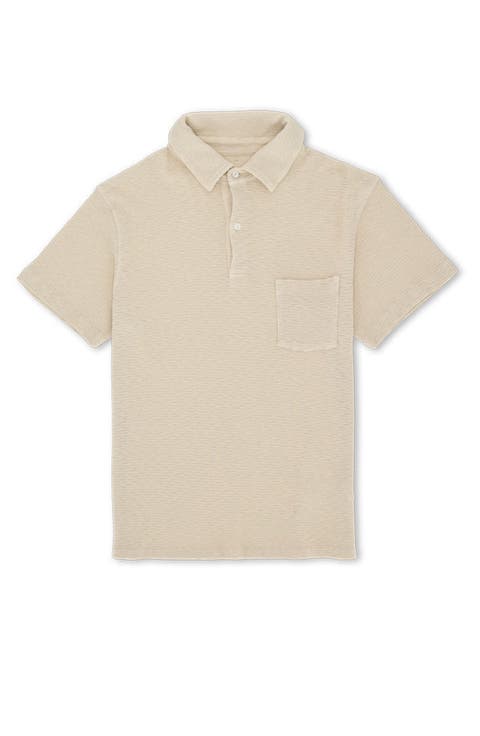 Missourim Waffle Jersey Short Sleeve Polo