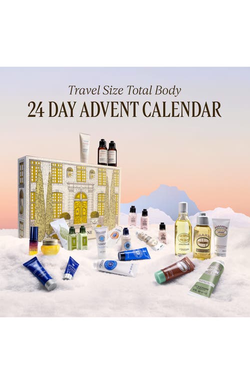 L'occitane Advent Calendar Gift Set (limited Edition) $238 Value In Transparent
