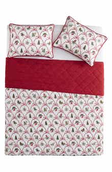 VCNY HOME Christmas Bow Quilt Set