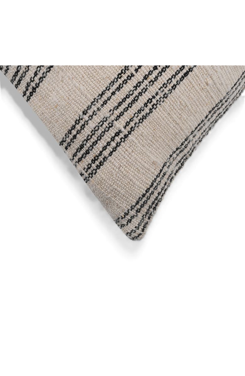 Naki & Ssam Natural Harmony Cotton Nettle Stripe Throw Pillow - Cover Only, Alternate, color, Natural