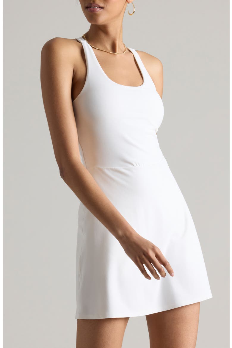 Course to Court Sport Dress, Alternate, color, SNOW WHITE