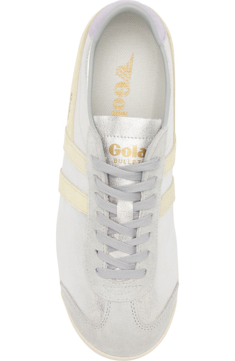 Gola Bullet Blaze Low Top Sneaker, Alternate, color, Silver/ Lemon/ Lavender