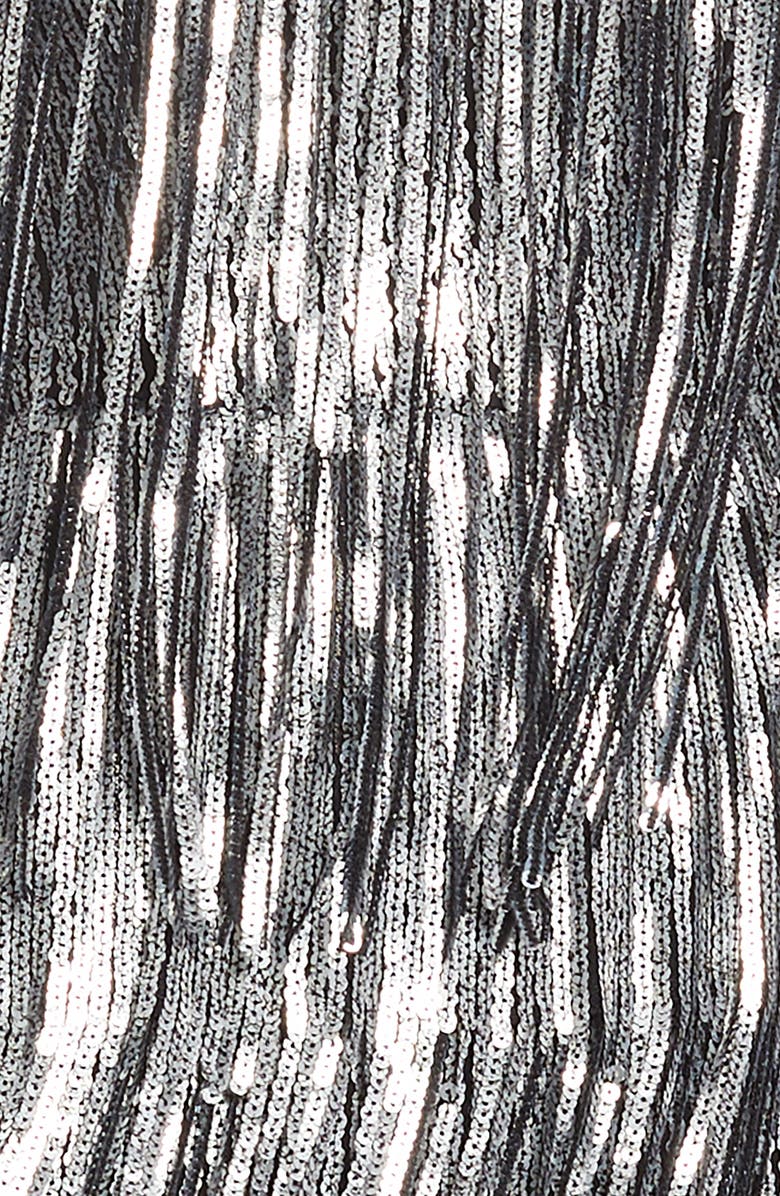 Dress the Population Roxy Fringe Shift Dress, Alternate, color, 