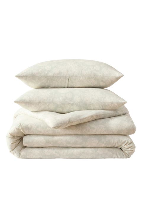 Meredith Cotton Flannel Comforter & Sham Set