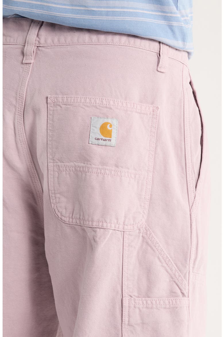 Walter Double Knee Cotton & Linen Canvas Pants, Alternate, color, PINK FOG (GARMENT DYED)