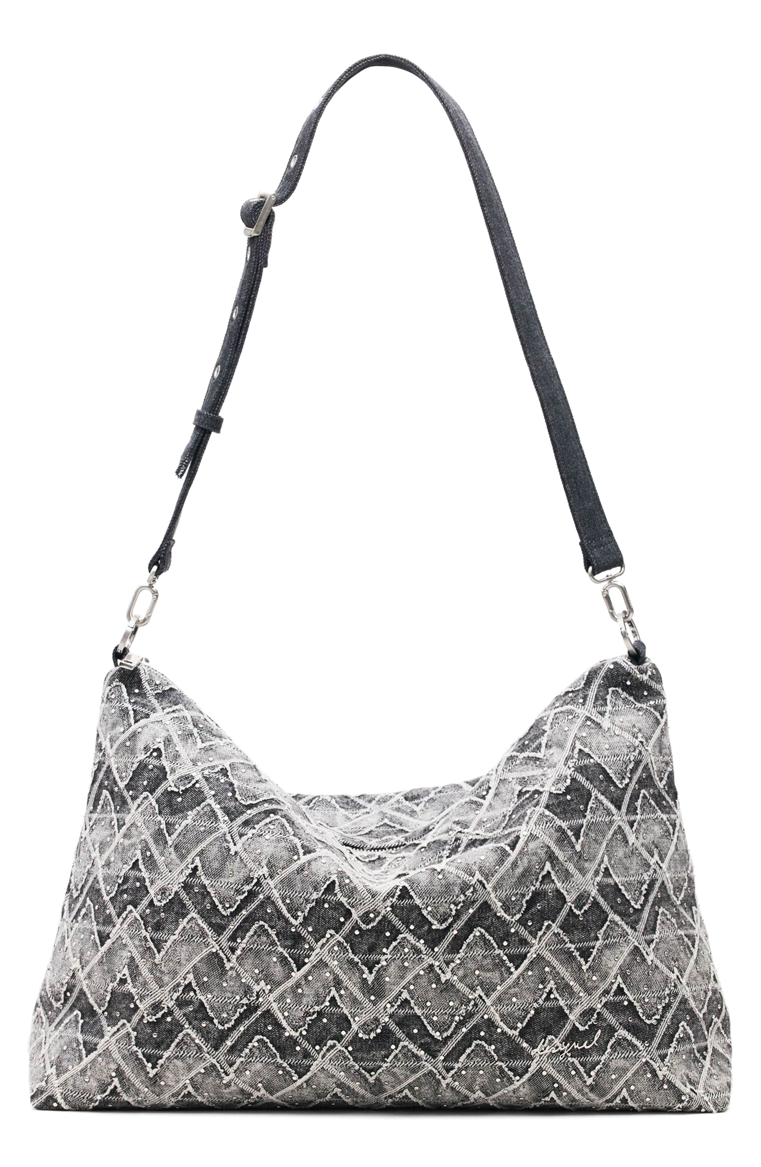 Desigual Floral Shoulder Bag, Alternate, color, 