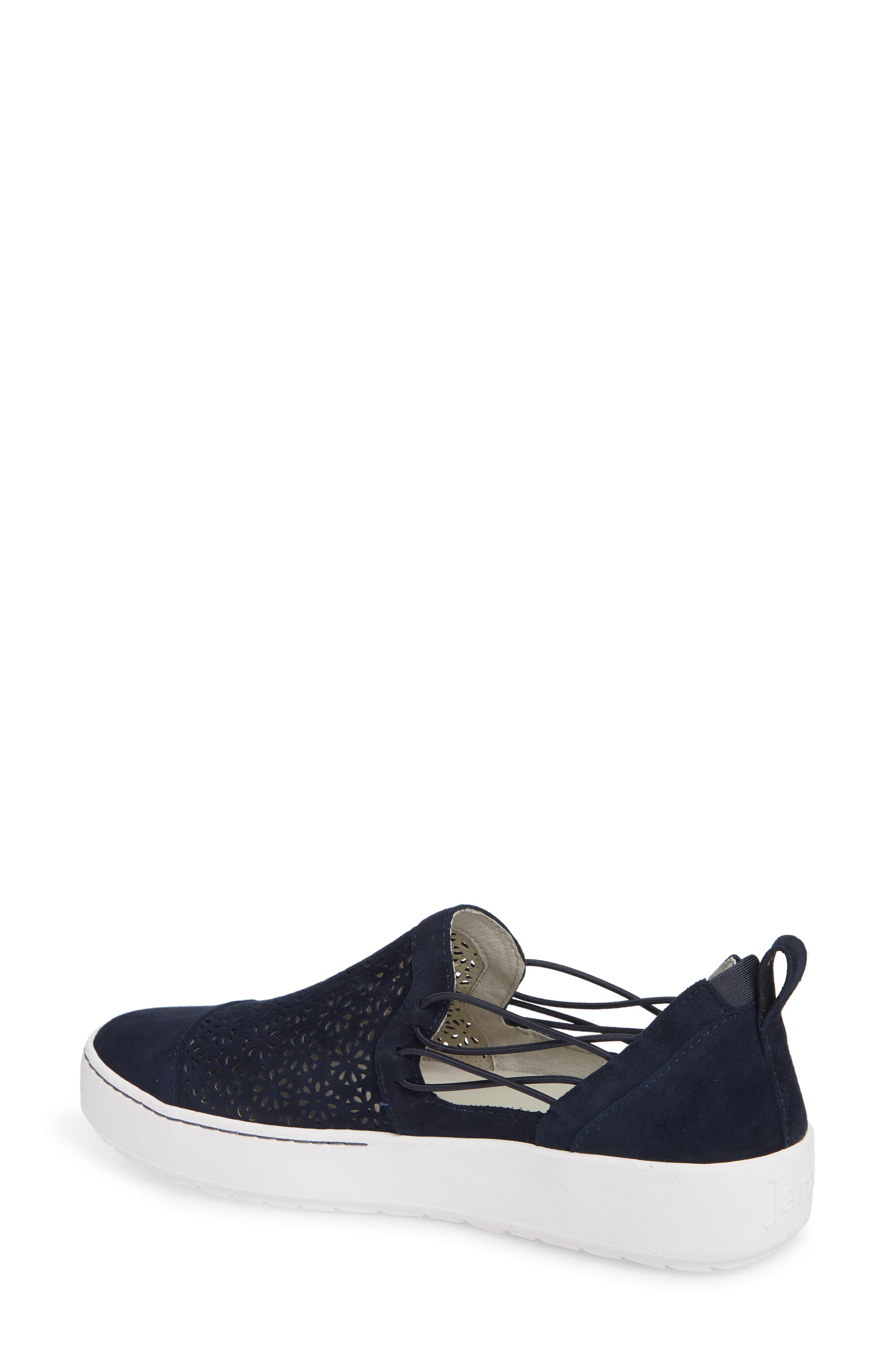 Erin Sneaker, Alternate, color, NAVY SUEDE