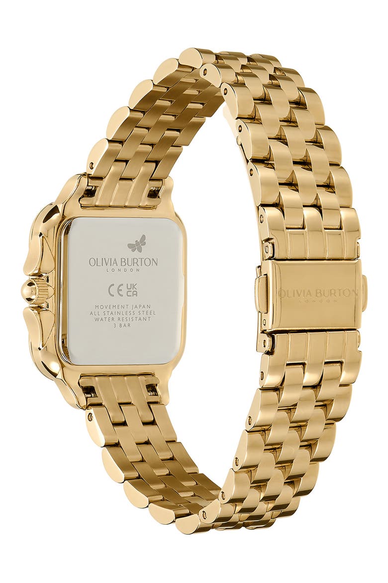 Grosvenor Bracelet Watch, 28mm, Alternate, color, GOLD