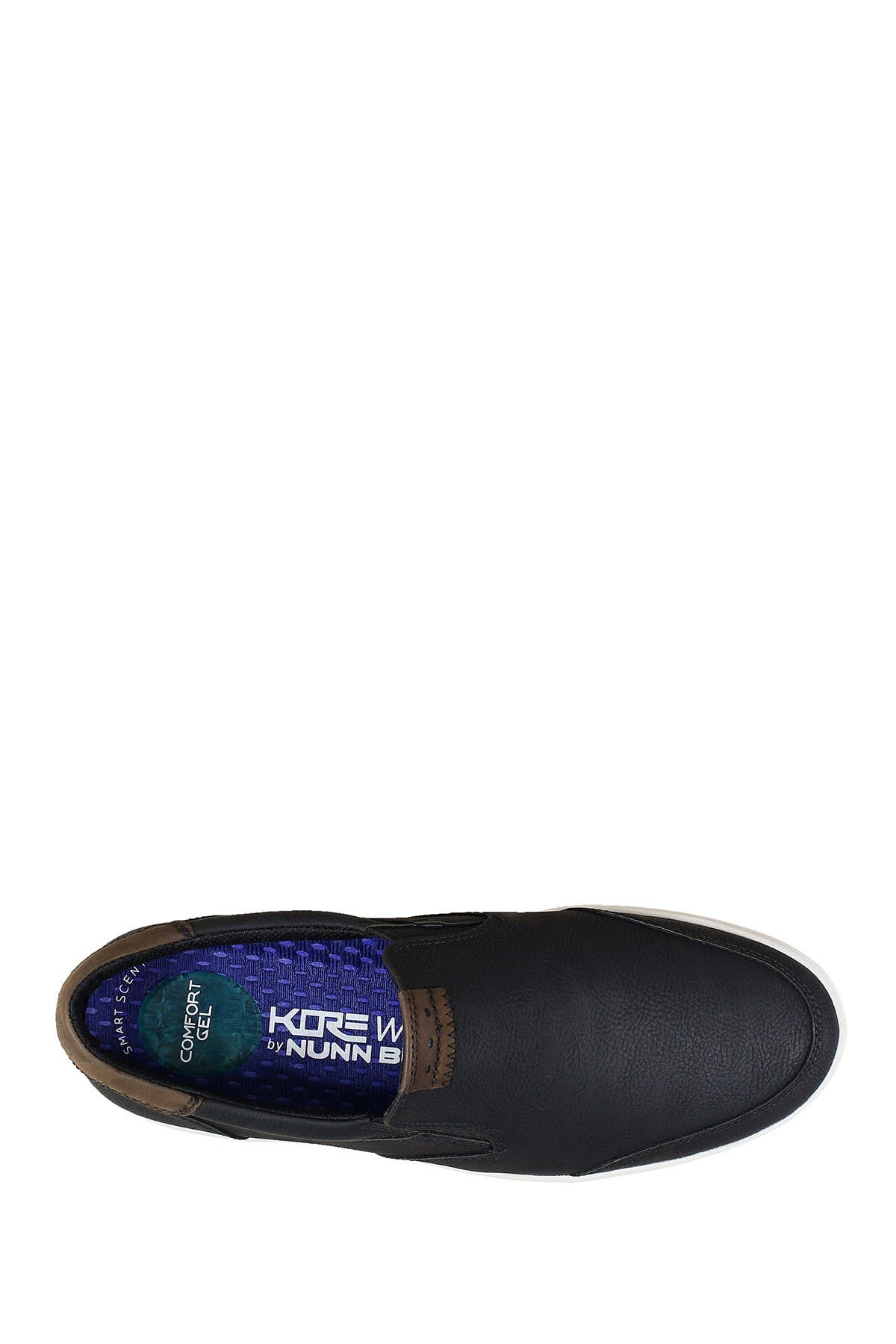 NUNN BUSH Kore City Walk Moc Toe Slip-On Sneaker - Wide Width Available, Alternate, color, Black