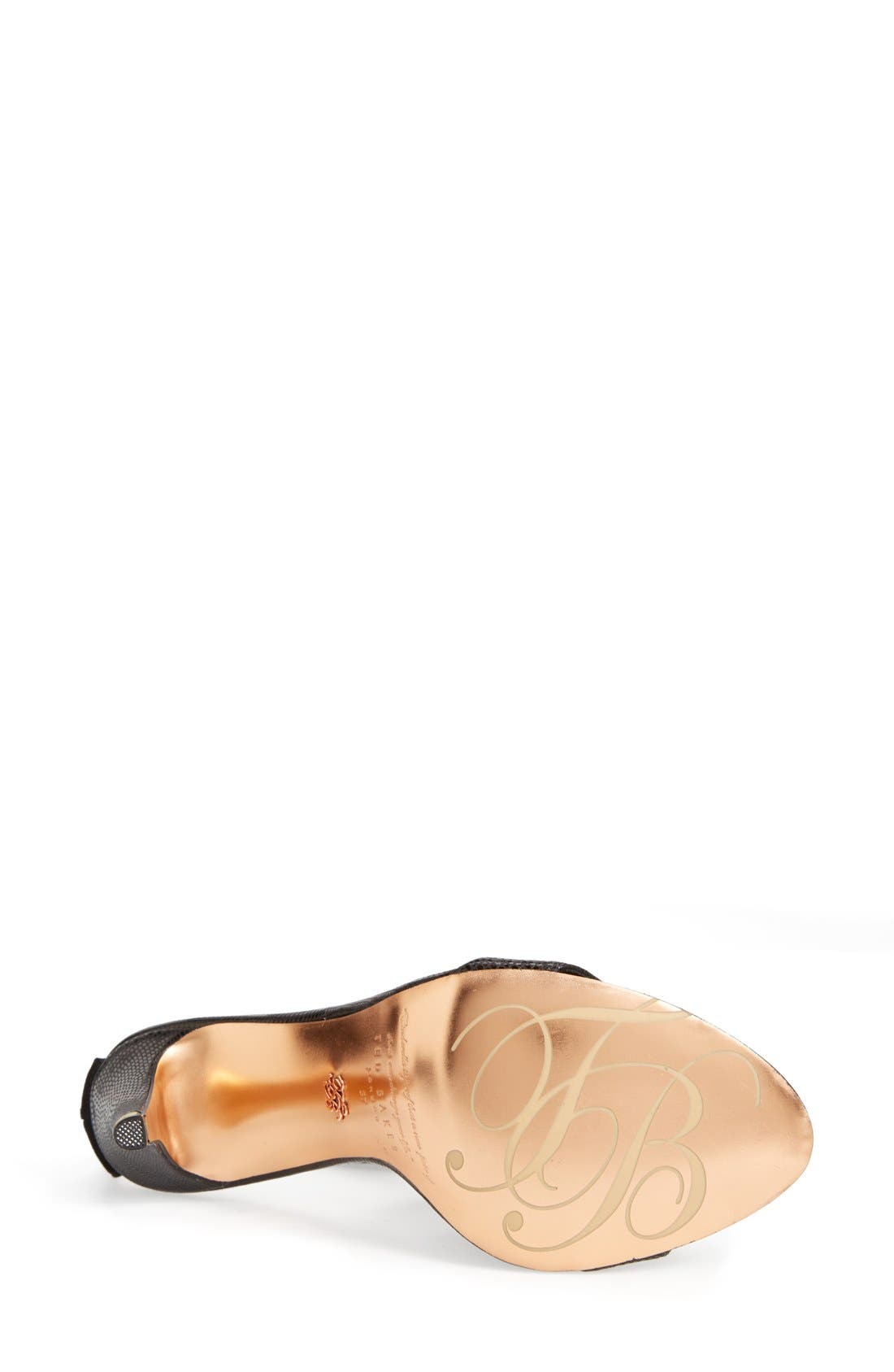 'Sackina' Sandal, Alternate, color, BLACK SUEDE