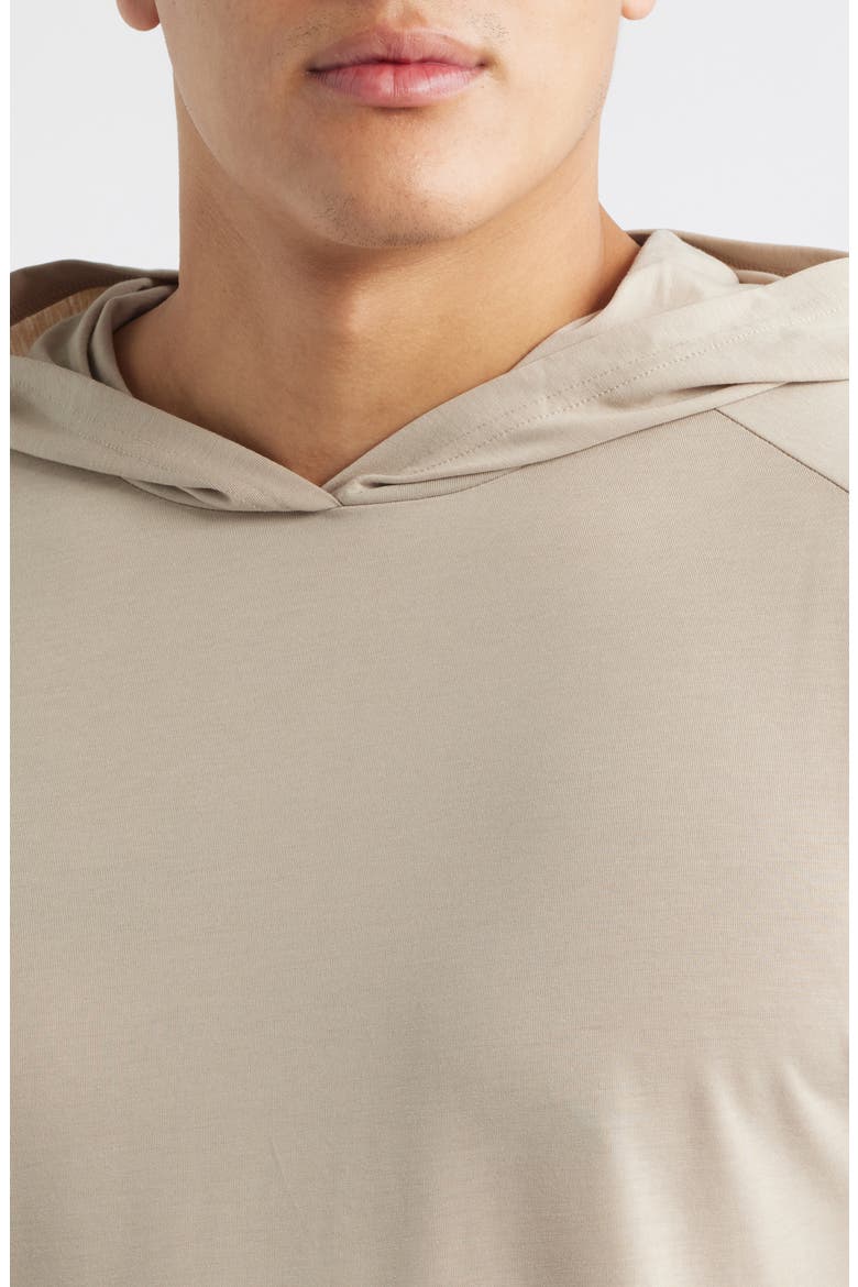 The Seabreeze Performance Pullover Hoodie, Alternate, color, SAND