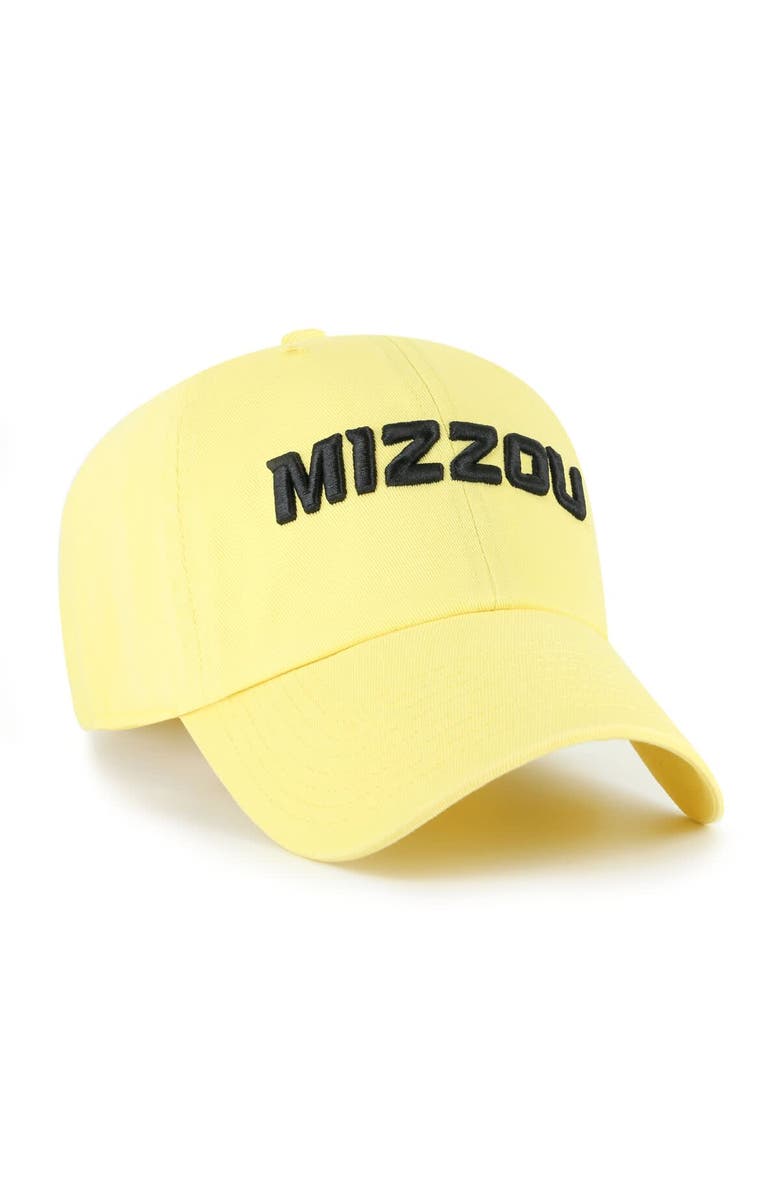 '47 Men's '47 Gold Missouri Tigers Clean Up Adjustable Hat, Alternate, color,